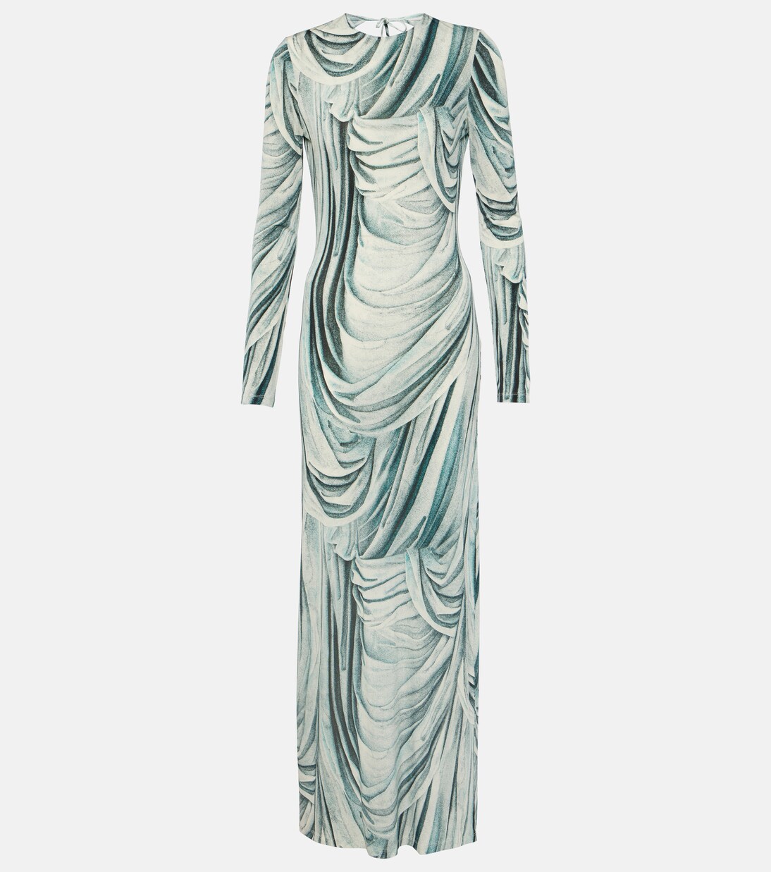 Robe longue imprimée | Rabanne