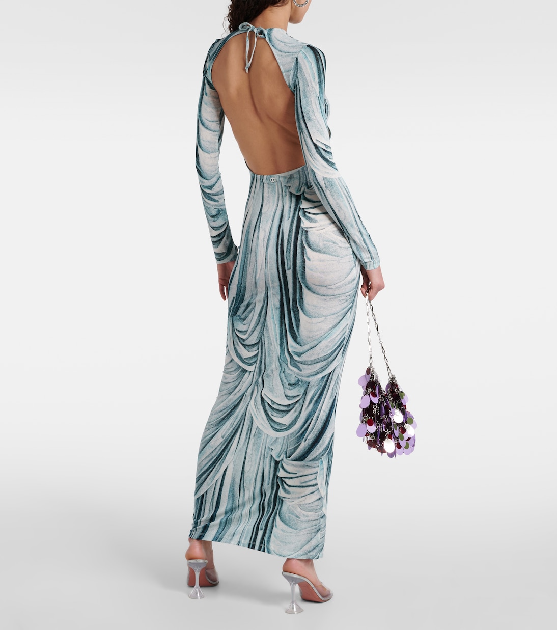 Robe longue imprimée | Rabanne