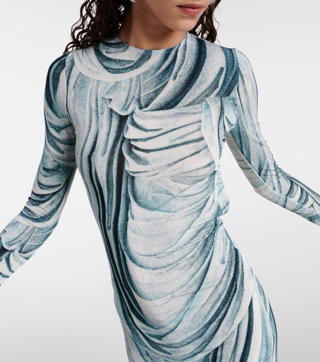 Robe longue imprimée | Rabanne