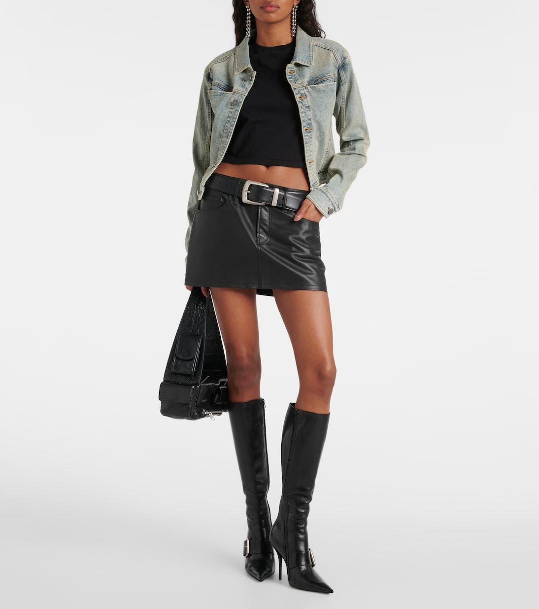 Cropped-Top aus Baumwoll-Jersey | Re/Done