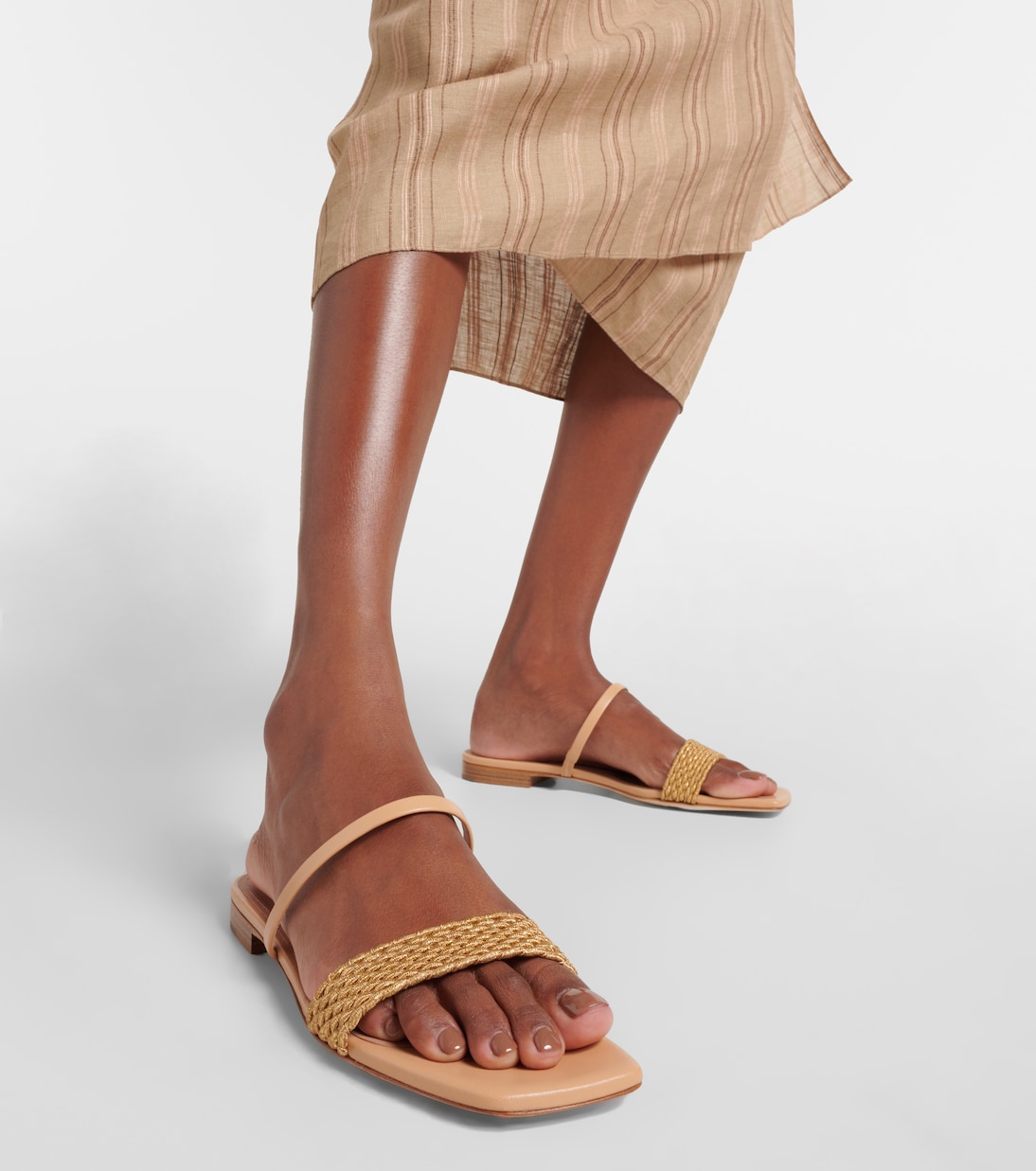 Frida 10 woven sandals | Malone Souliers