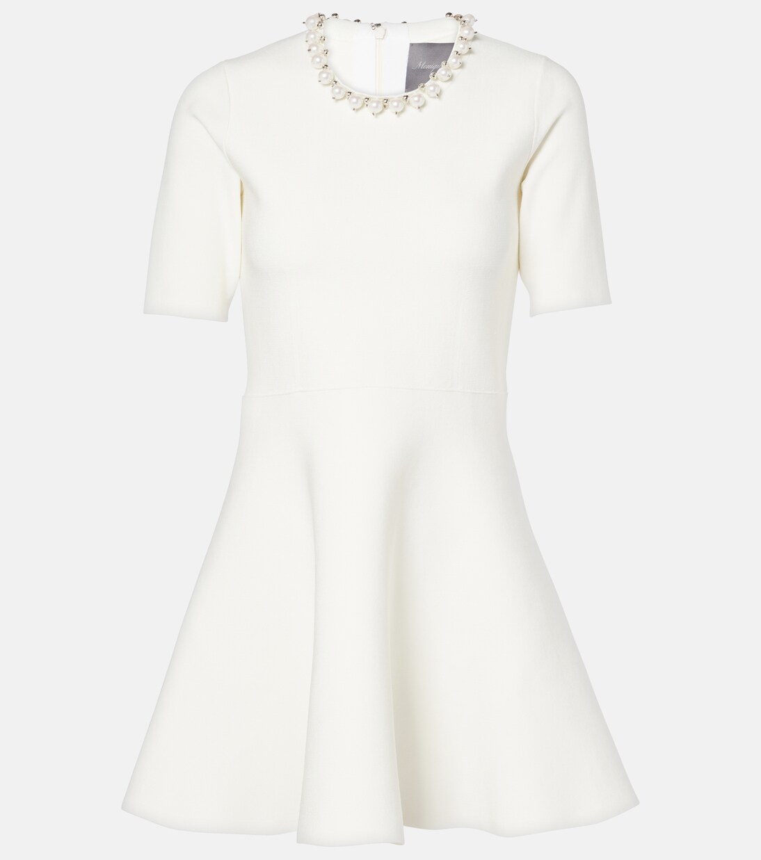 Verziertes Minikleid aus Strick | Monique Lhuillier