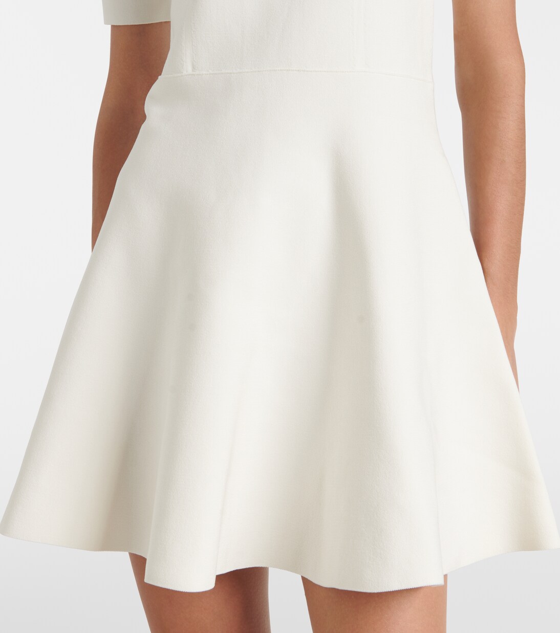 Verziertes Minikleid aus Strick | Monique Lhuillier