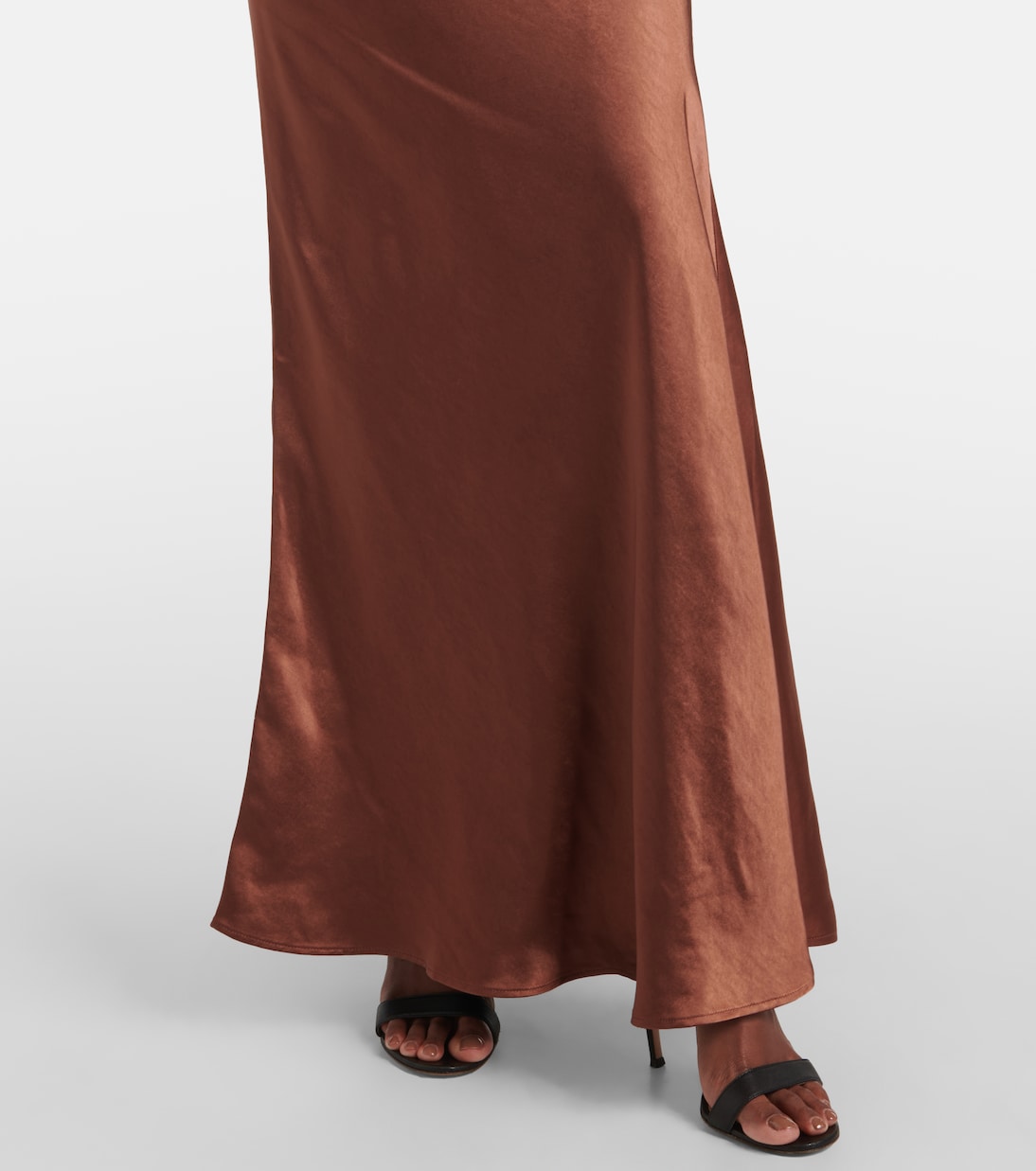 Verzierte Robe aus Satin | Self-Portrait