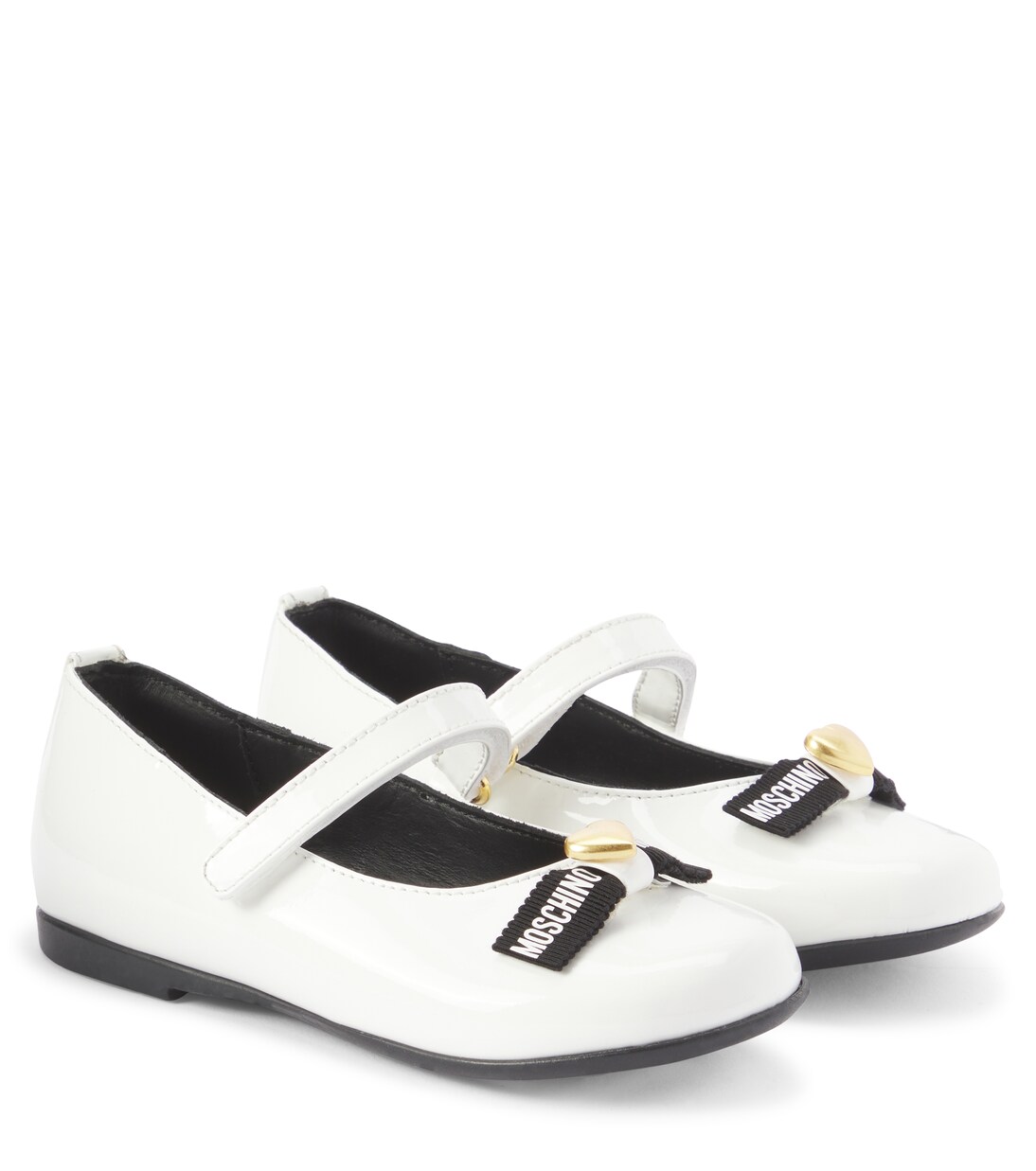 Patent leather ballet flats | Moschino Kids