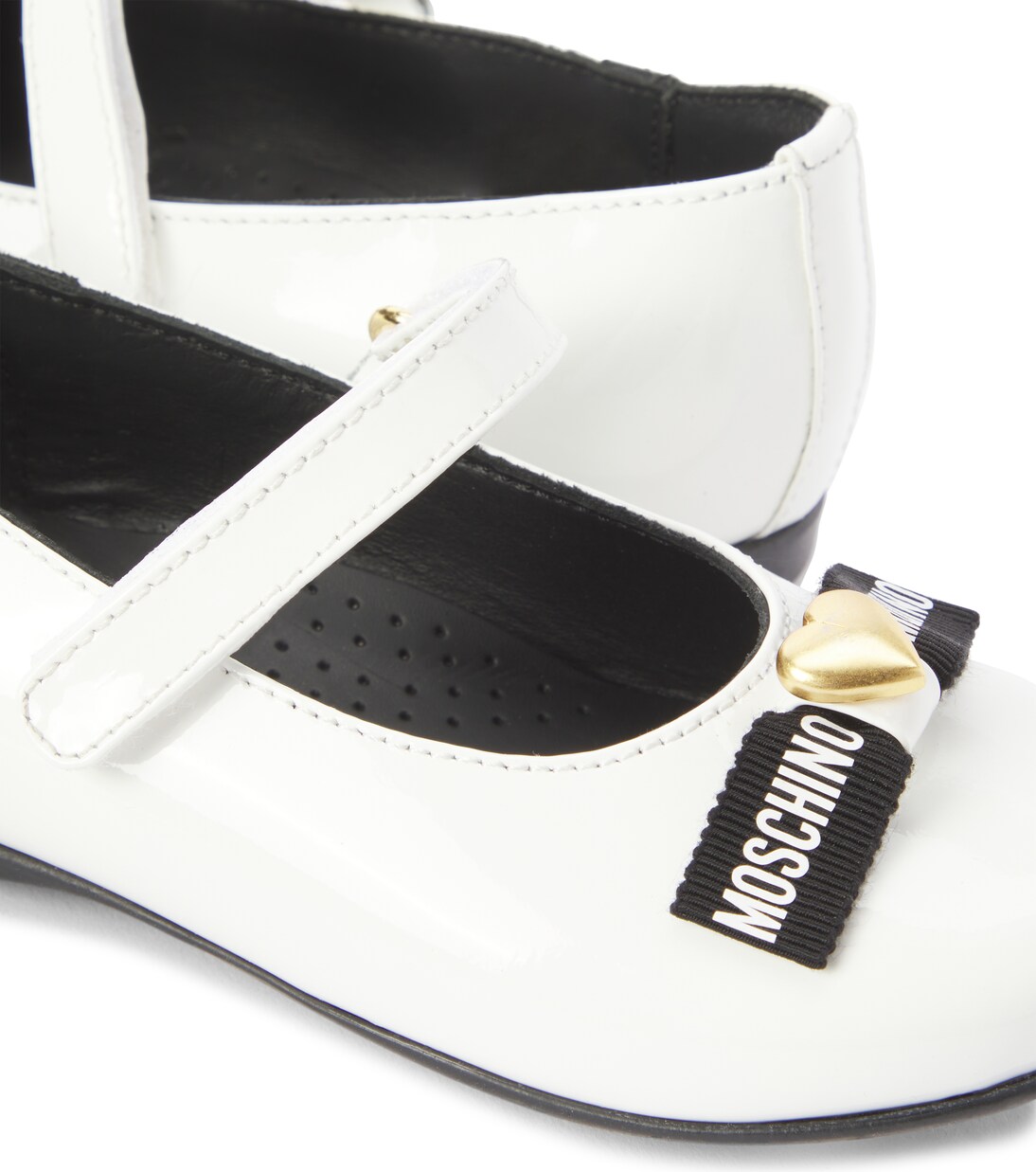 Patent leather ballet flats | Moschino Kids