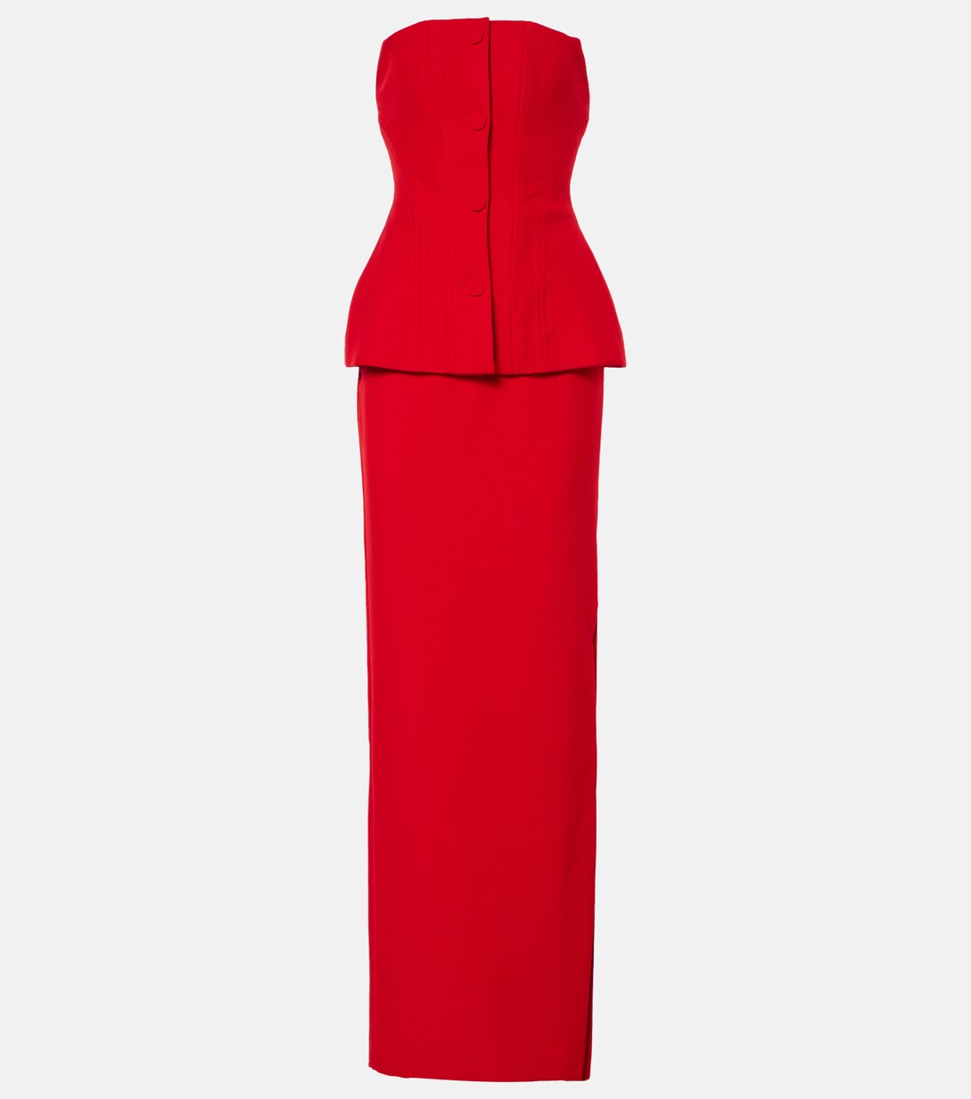 Robe longue en crêpe | Roland Mouret