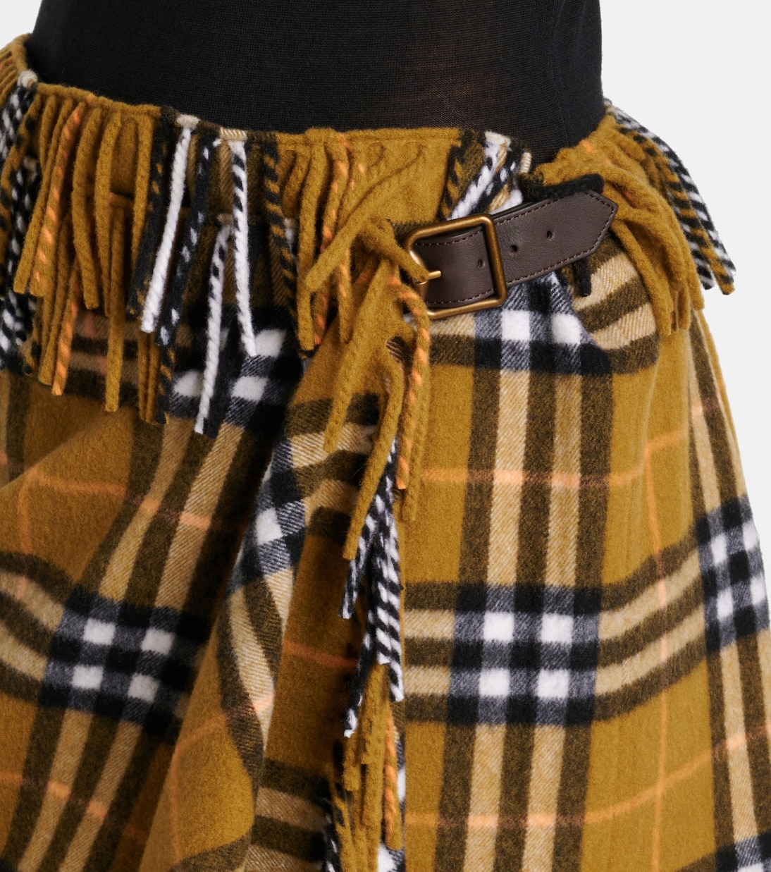 Minirock Burberry Check aus Wolle und Kaschmir | Burberry