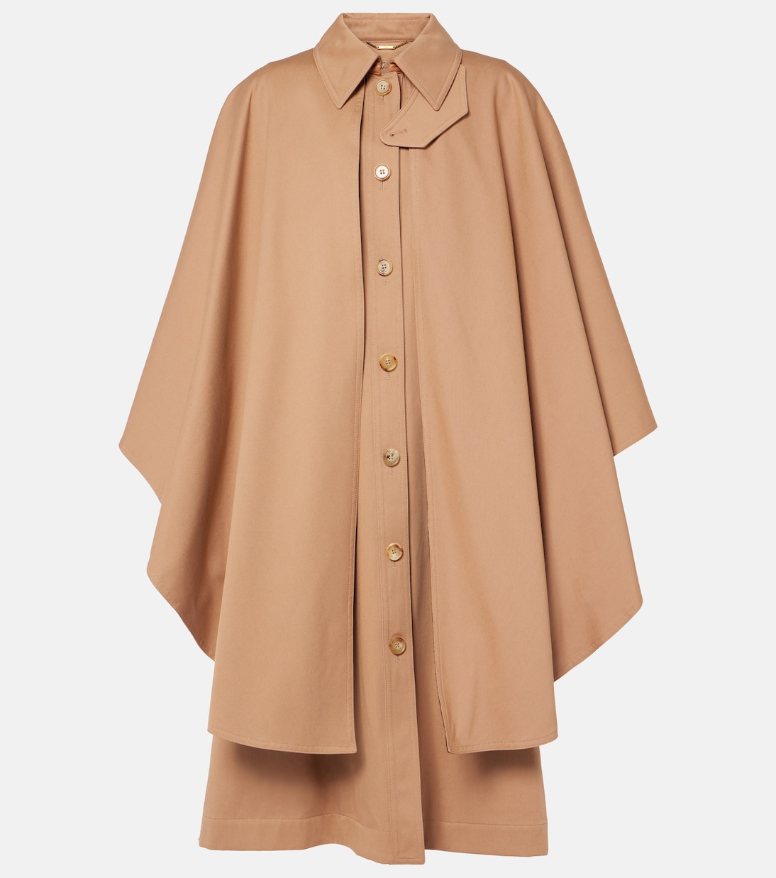 Cotton gabardine cape | Chloé