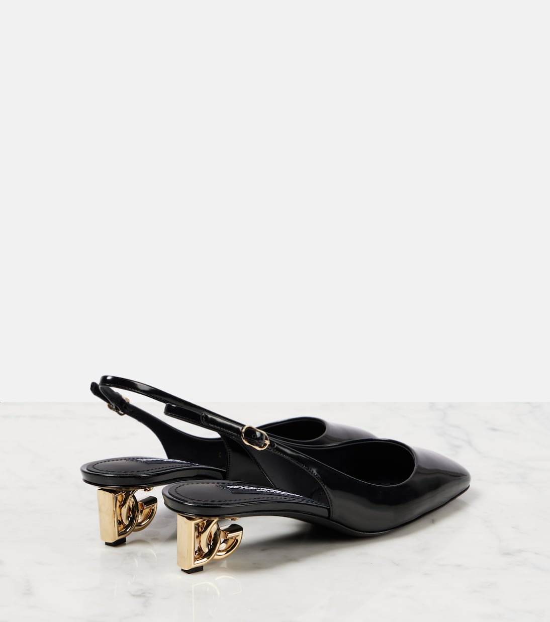 Escarpins Jackie DG 40 en cuir verni | Dolce&Gabbana