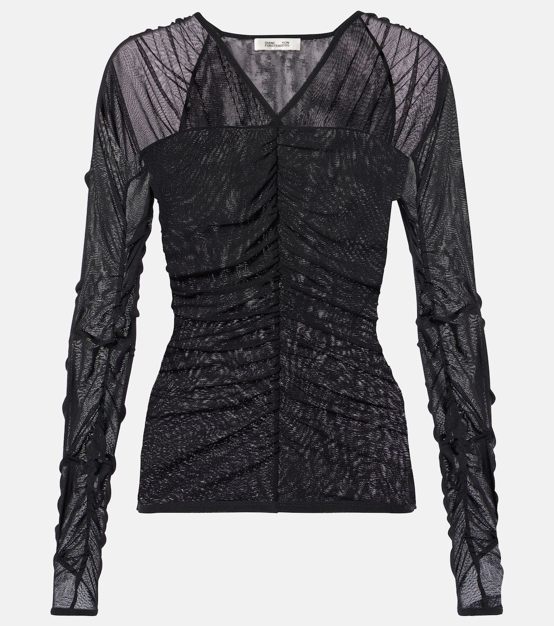 Top Eli aus Mesh | Diane von Furstenberg