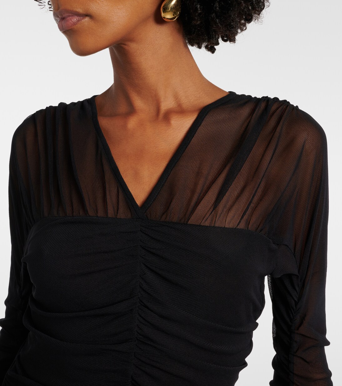 Top Eli aus Mesh | Diane von Furstenberg