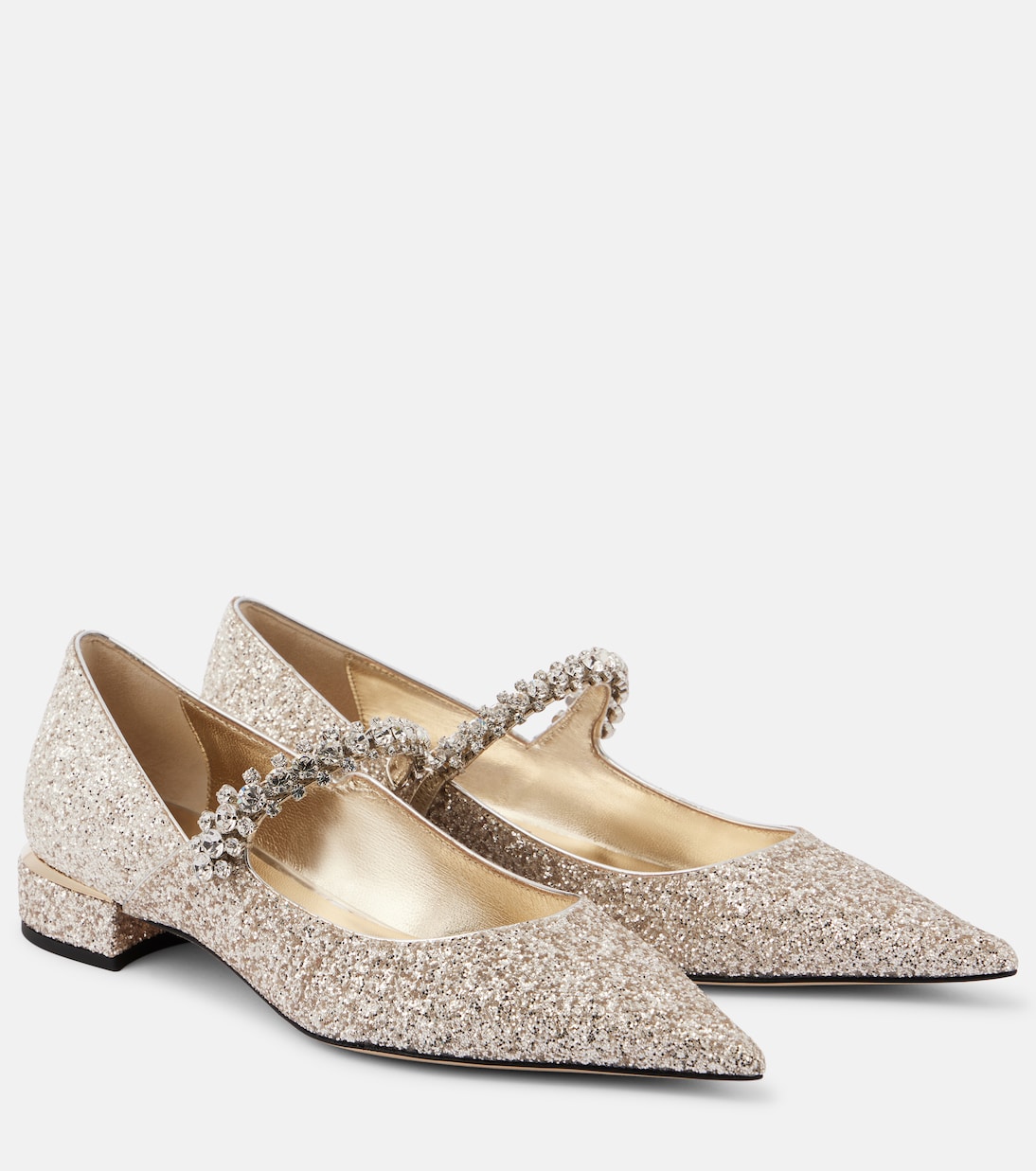 Bing glitter ballet flats | Jimmy Choo