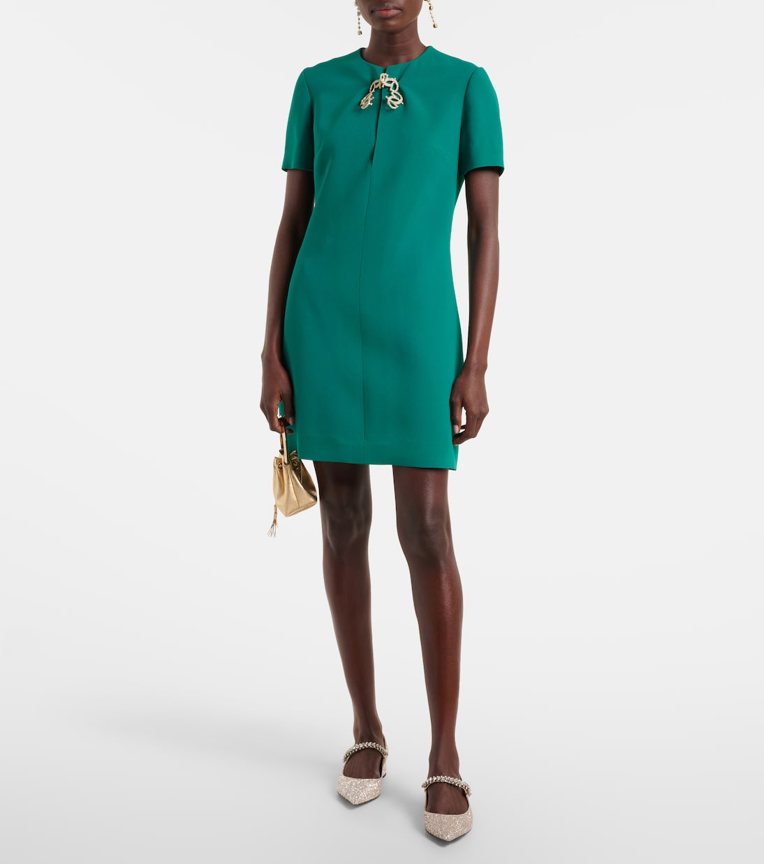 Bing glitter ballet flats | Jimmy Choo