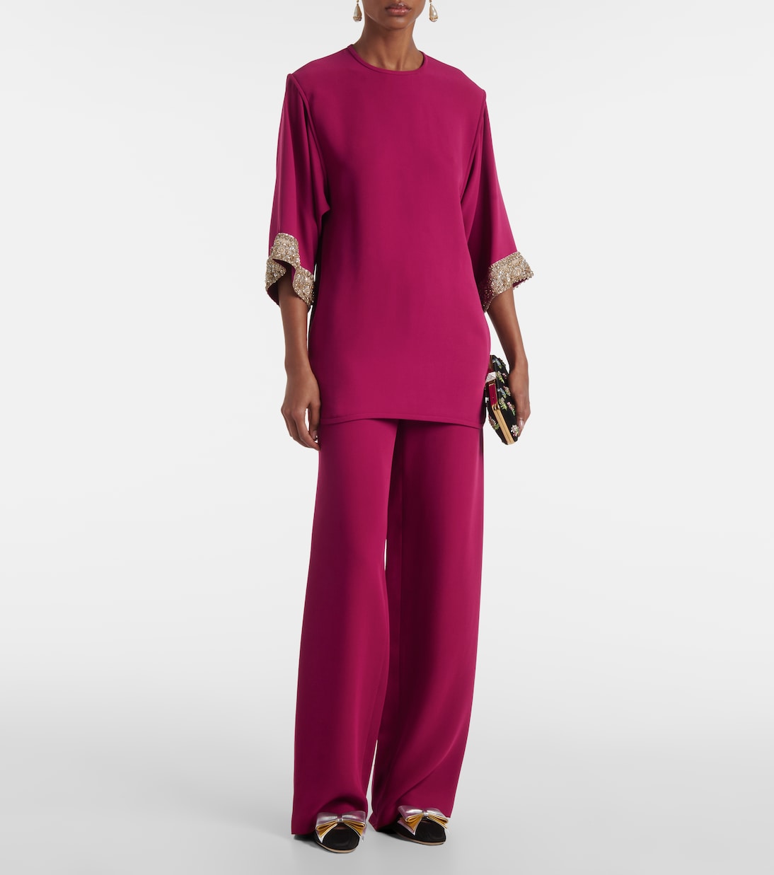 Cady Couture embroidered top | Valentino