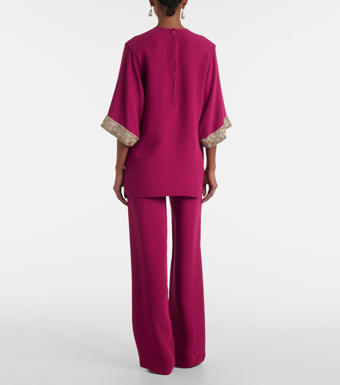 Cady Couture embroidered top | Valentino