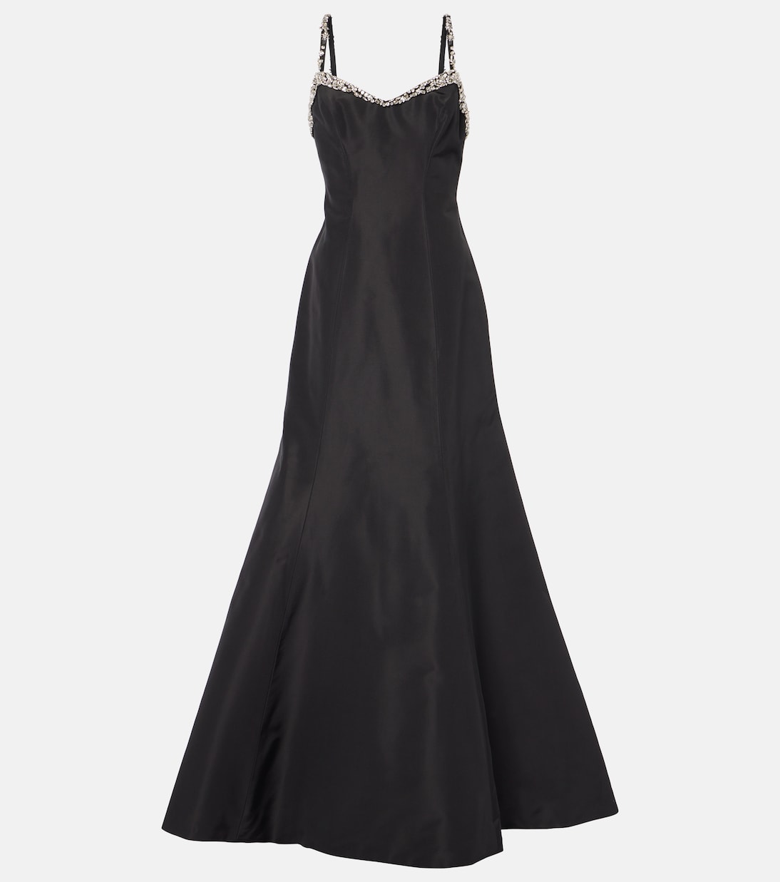 Tumpet embellished silk gown | Monique Lhuillier