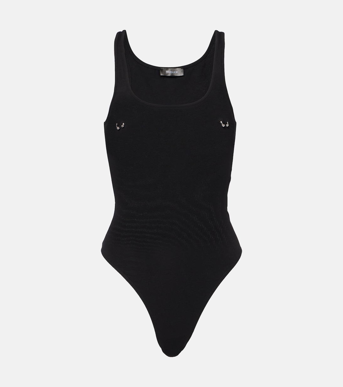 Pierced cotton bodysuit | Mugler