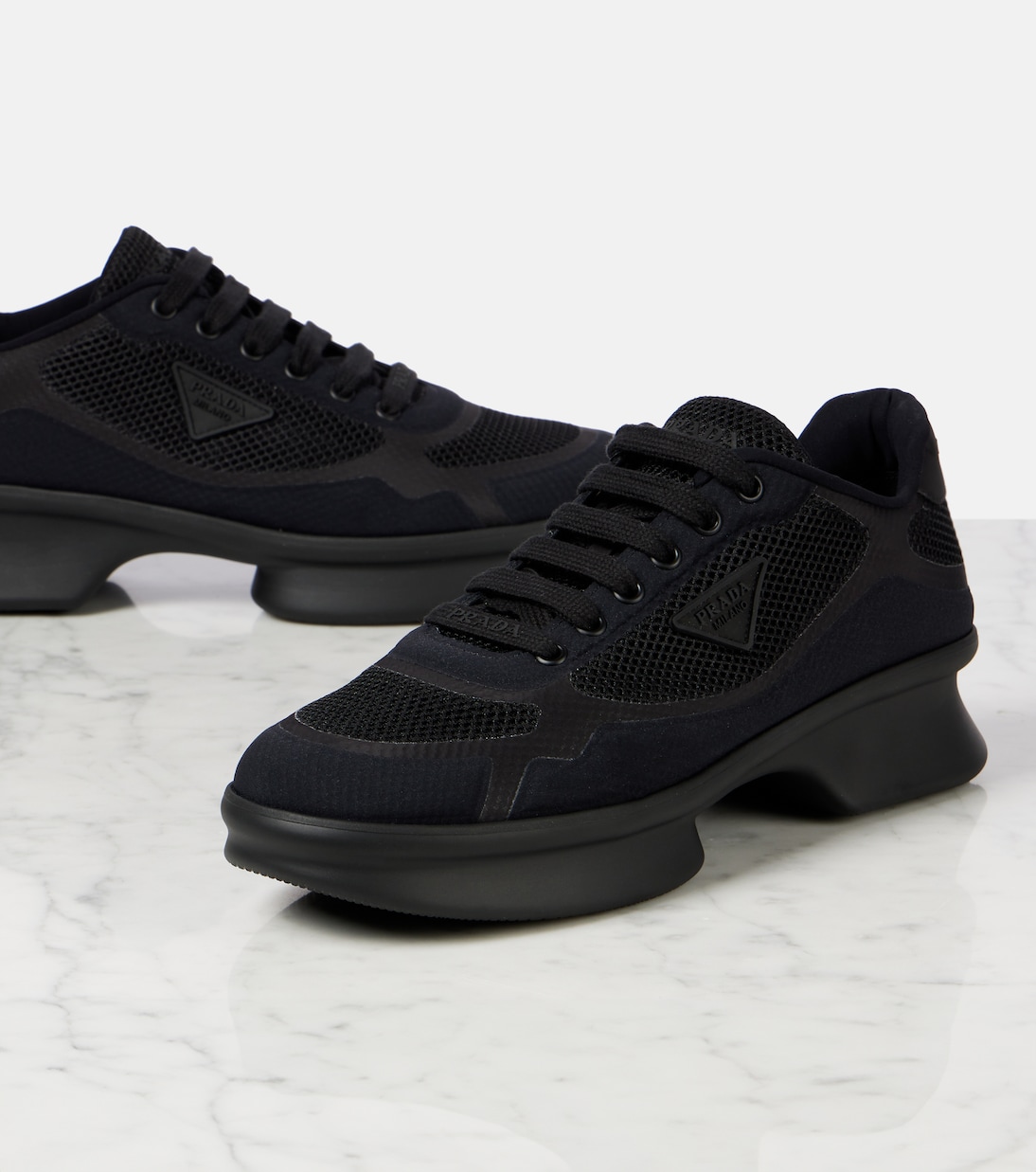 Zapatillas de Re-Nylon y malla | Prada