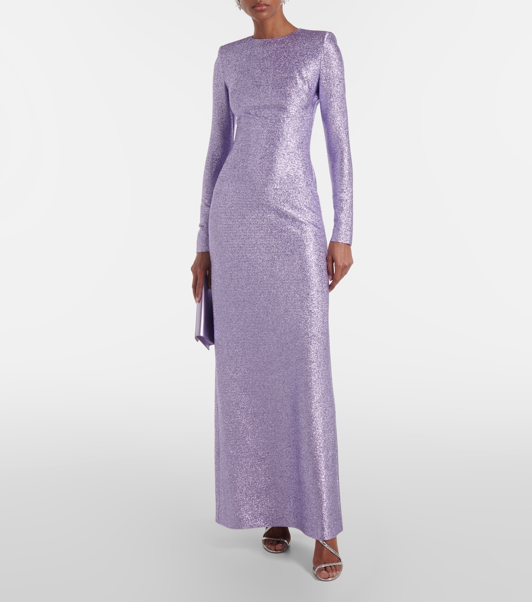 Robe longue en lamé | Oscar de la Renta