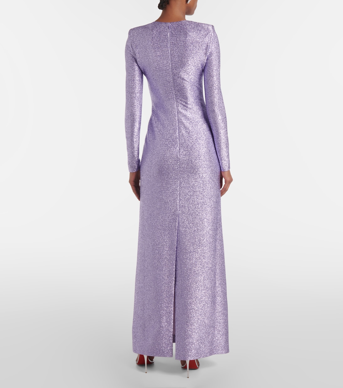 Robe longue en lamé | Oscar de la Renta