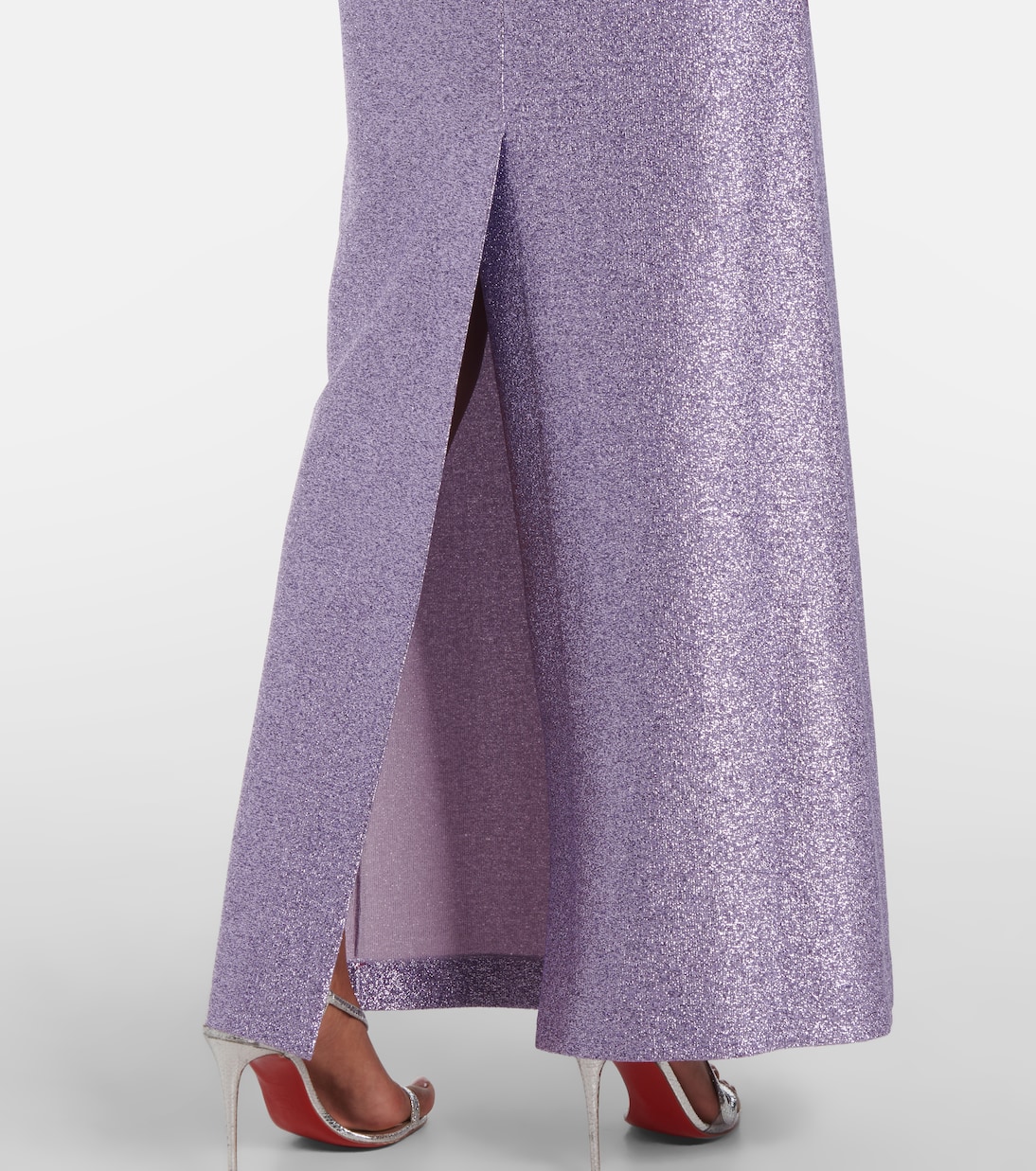 Robe longue en lamé | Oscar de la Renta