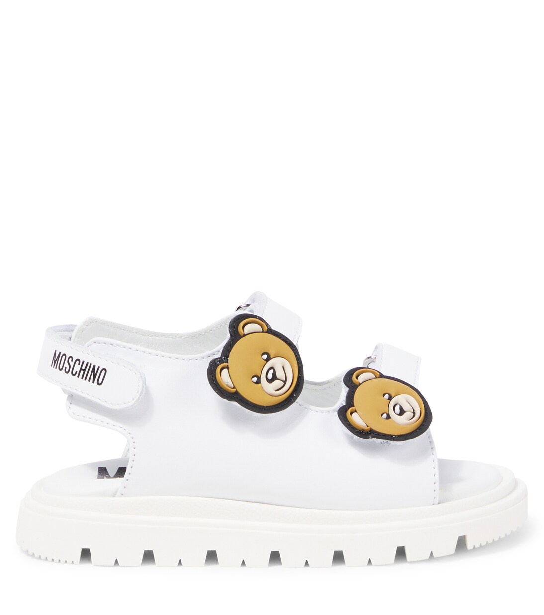 Sandales Teddy Bear en cuir | Moschino Kids