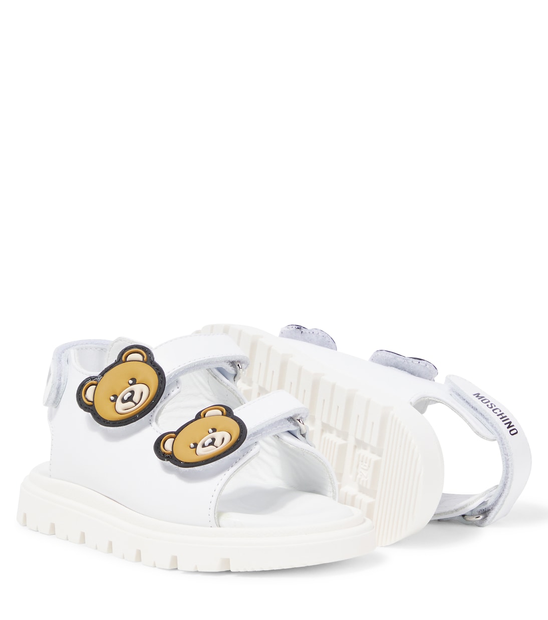 Sandales Teddy Bear en cuir | Moschino Kids