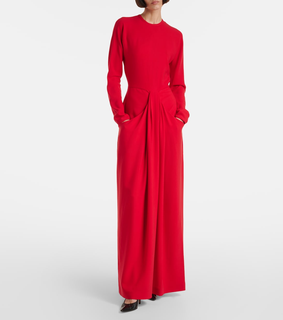 Anselm draped jersey maxi dress | The Row