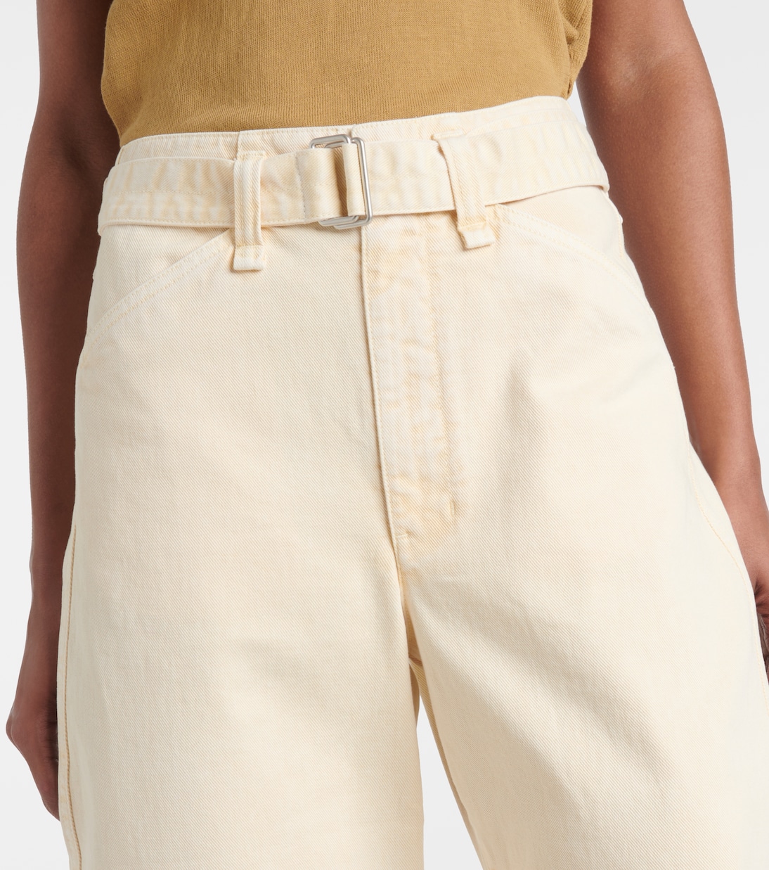 Jeans barrel con cinturón | Lemaire