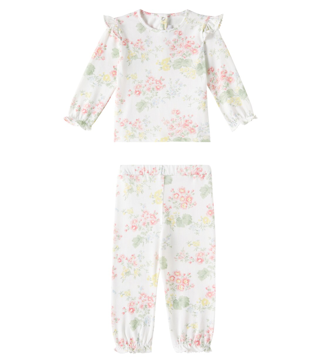 Bebé - pijama de algodón floral | Tartine et Chocolat