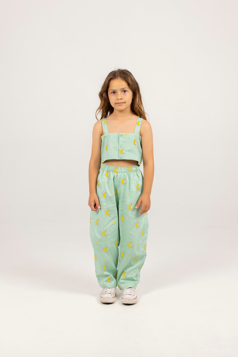 Weite Hose Midnight Sun aus Baumwolle | Tinycottons