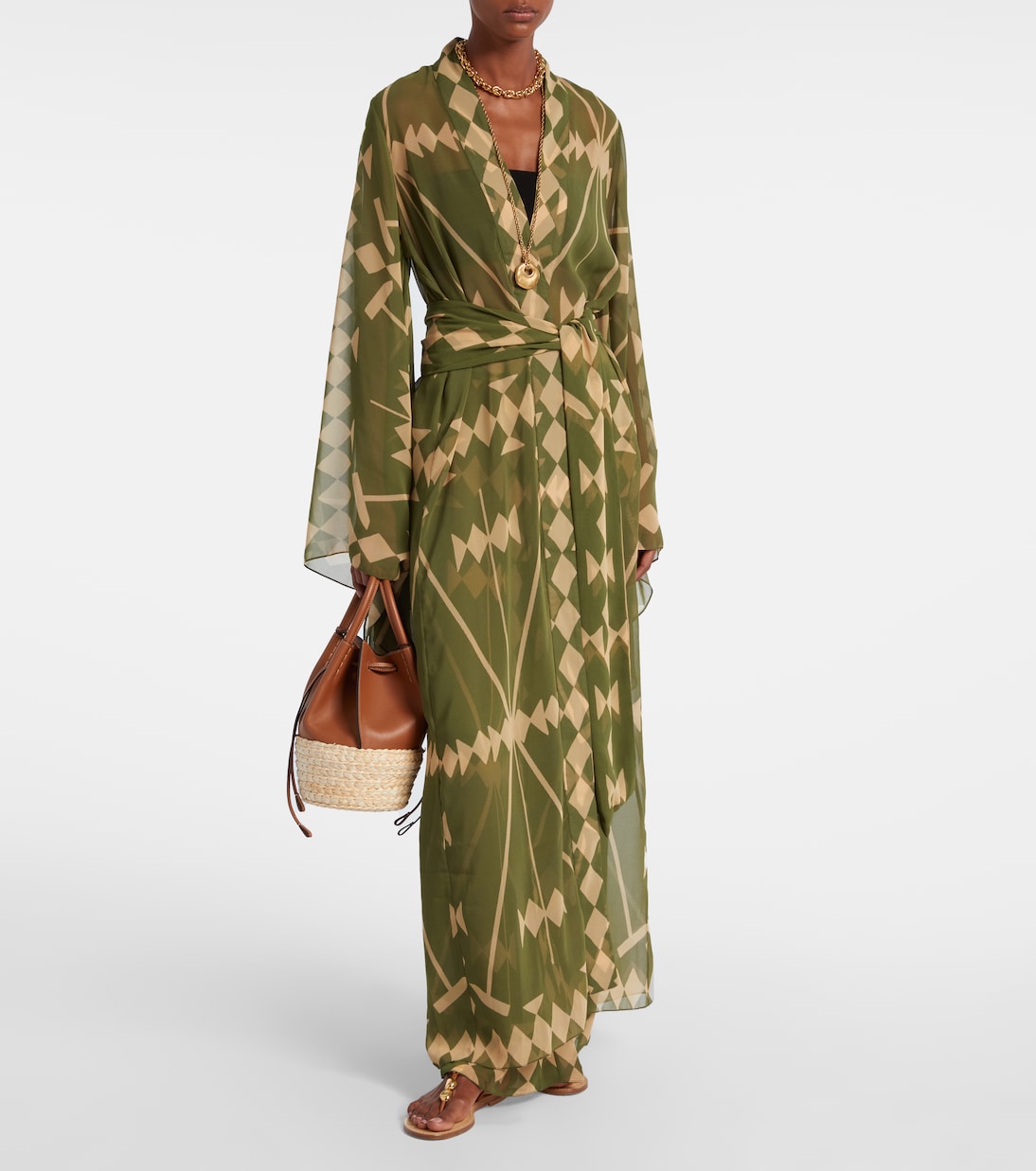 Cover-up aus Georgette | Johanna Ortiz