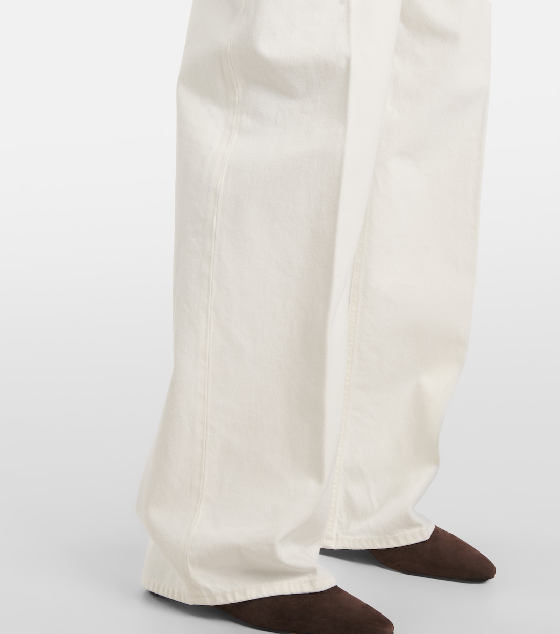 Jeans anchos de tiro alto | Toteme