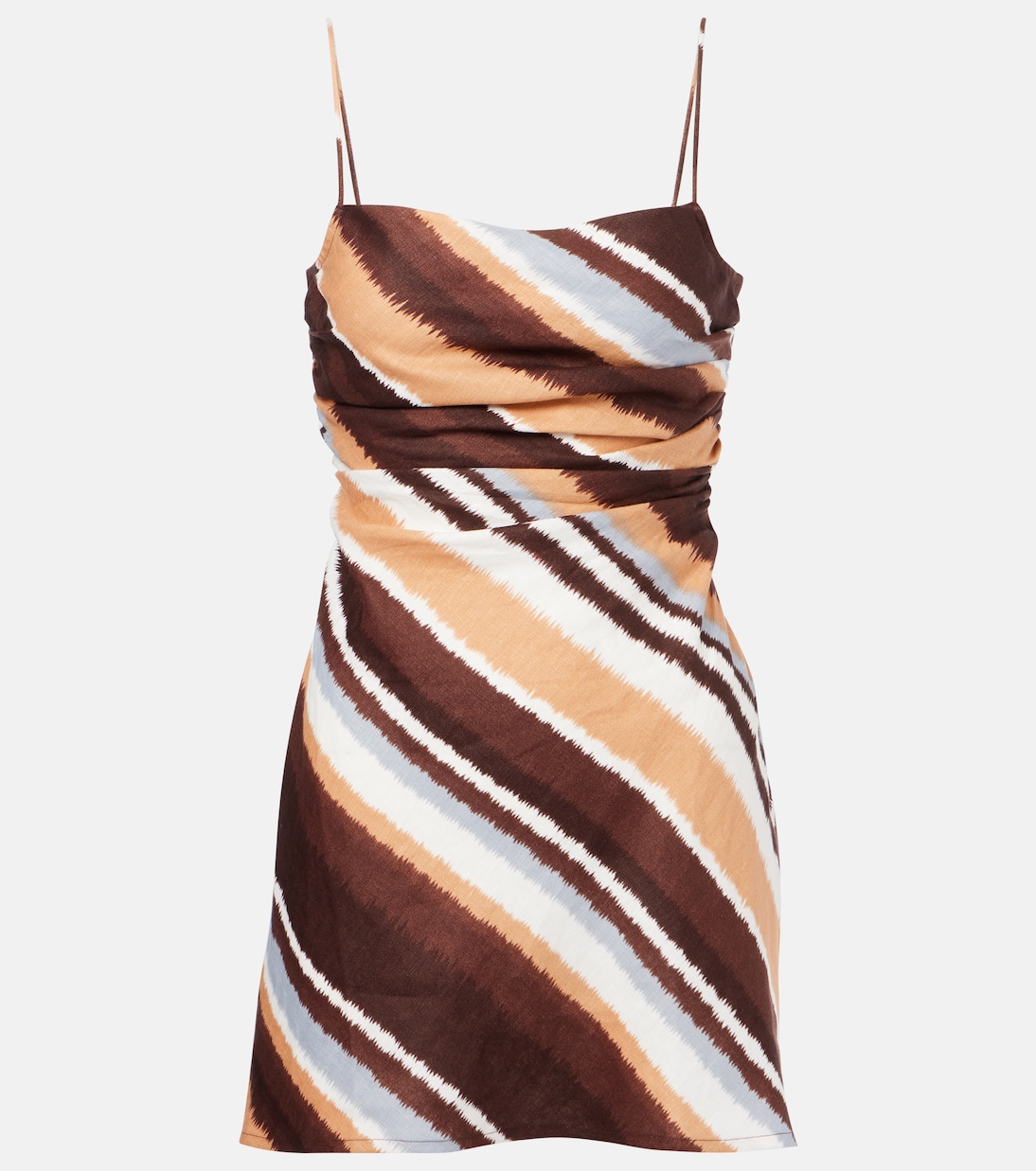 Maryse striped linen minidress | Faithfull