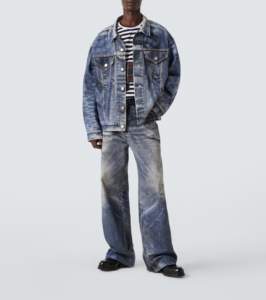x Levi's® printed denim jacket | Junya Watanabe