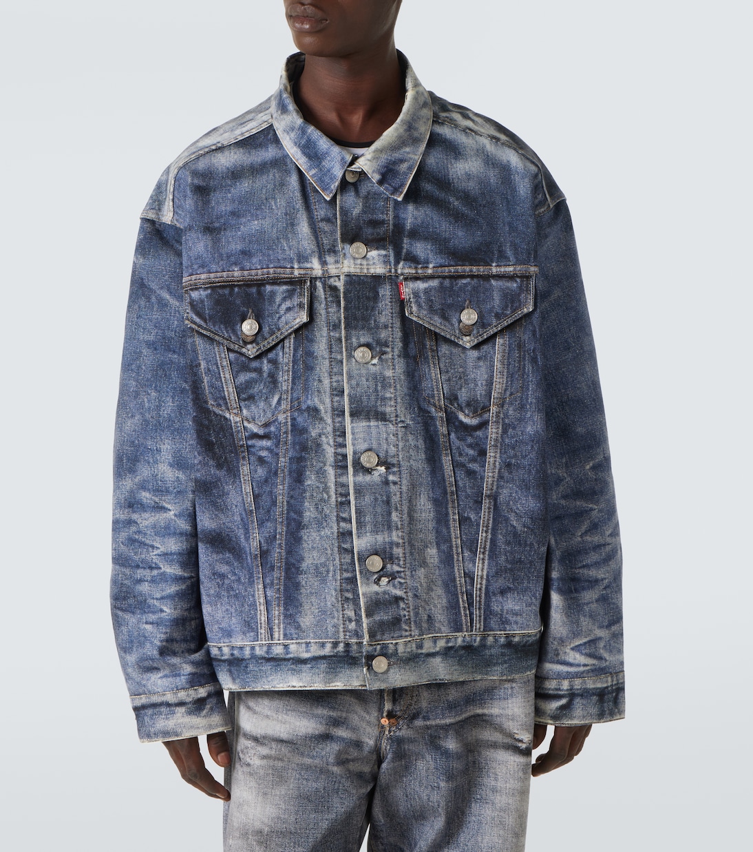 x Levi's® printed denim jacket | Junya Watanabe