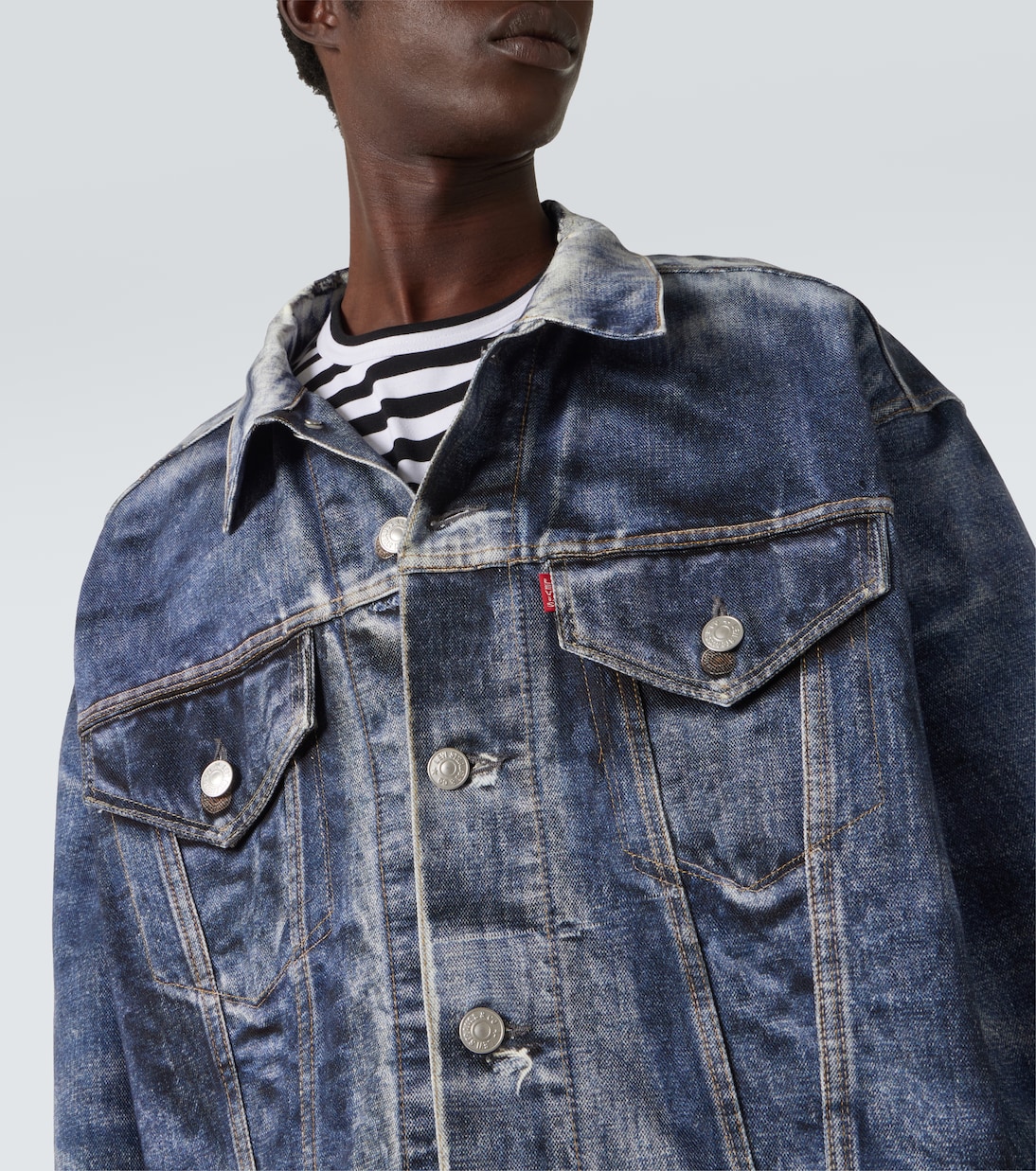 x Levi's® printed denim jacket | Junya Watanabe