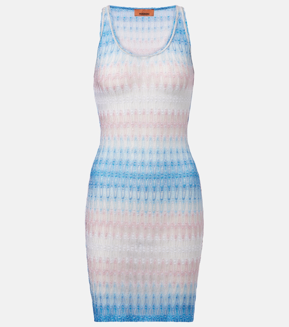 Zigzag ombré lamé minidress | Missoni