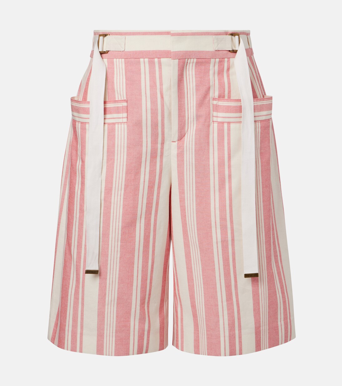 Striped cotton Bermuda shorts | Chloé