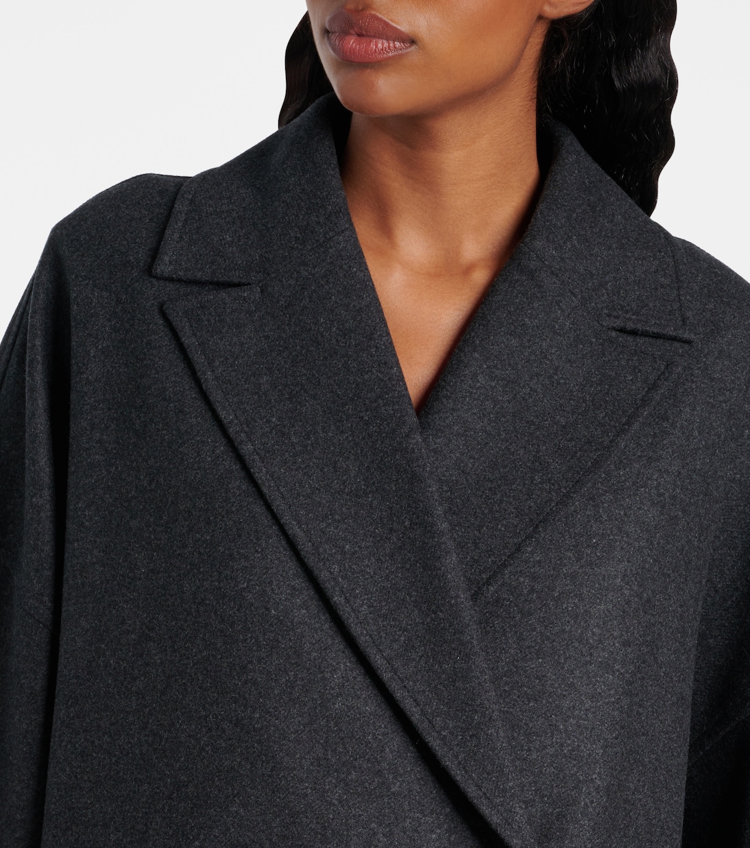 Oversize-Mantel aus Wolle | Brunello Cucinelli