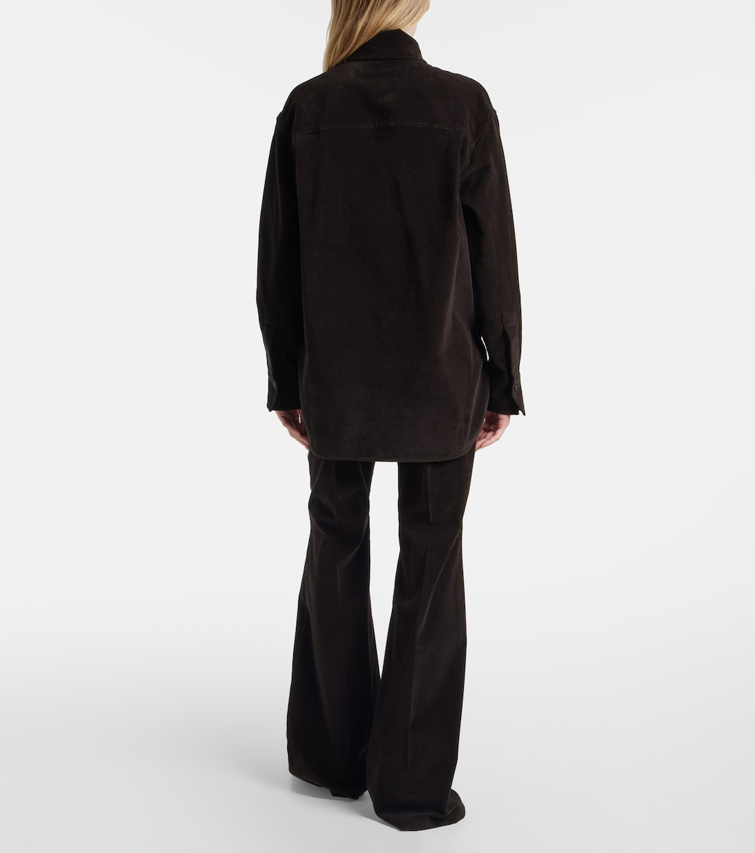 T-shirt en velours côtelé de coton | Ferragamo