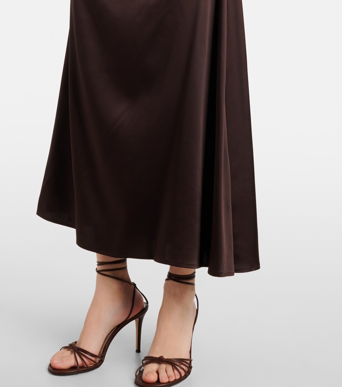 Phare silk-blend satin cocktail dress | Staud