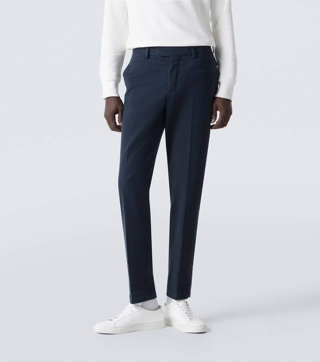 Schmale Hose aus Baumwoll-Twill | Thom Sweeney