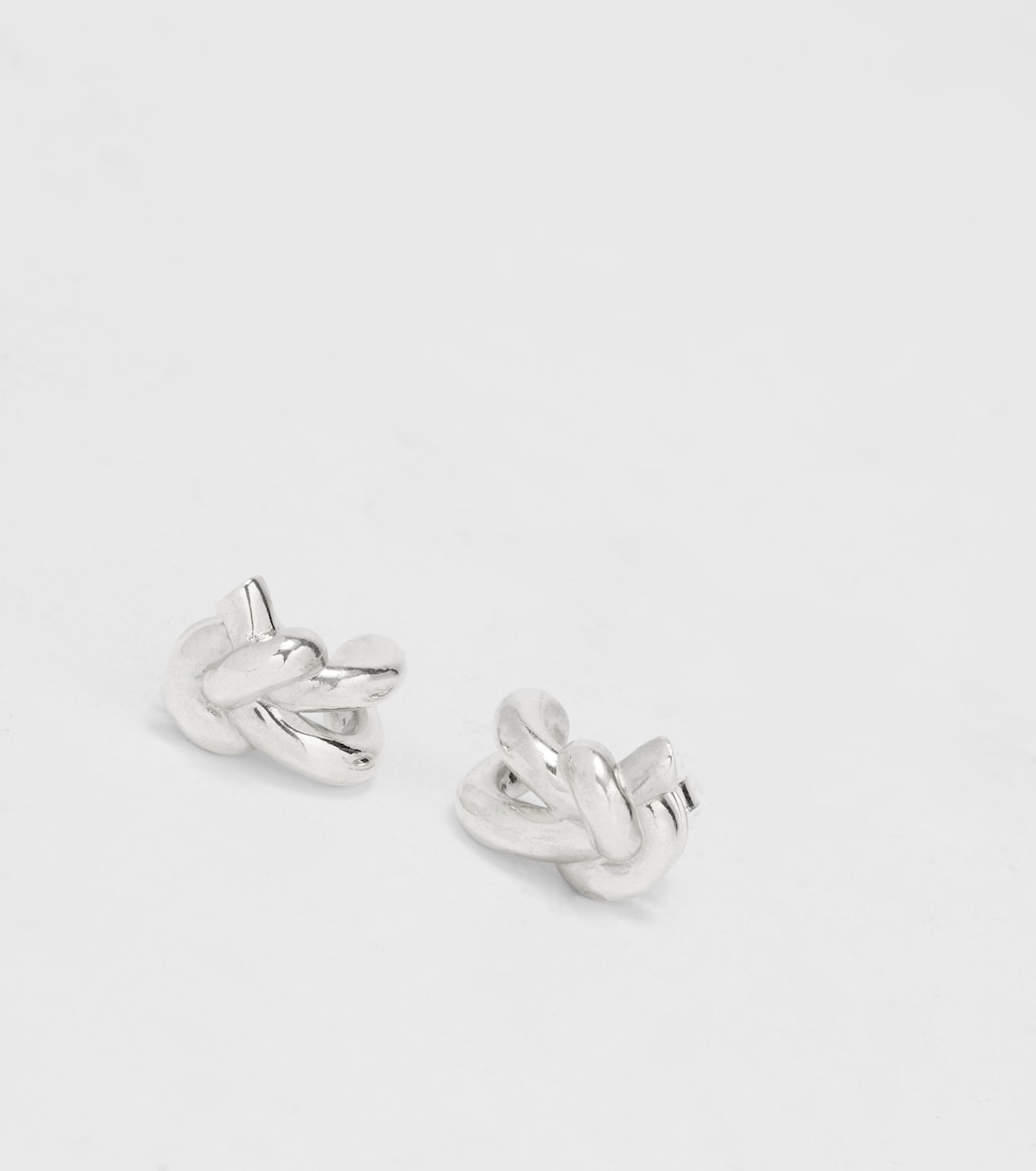 Boucles d’oreilles Knot en argent sterling  | Bottega Veneta