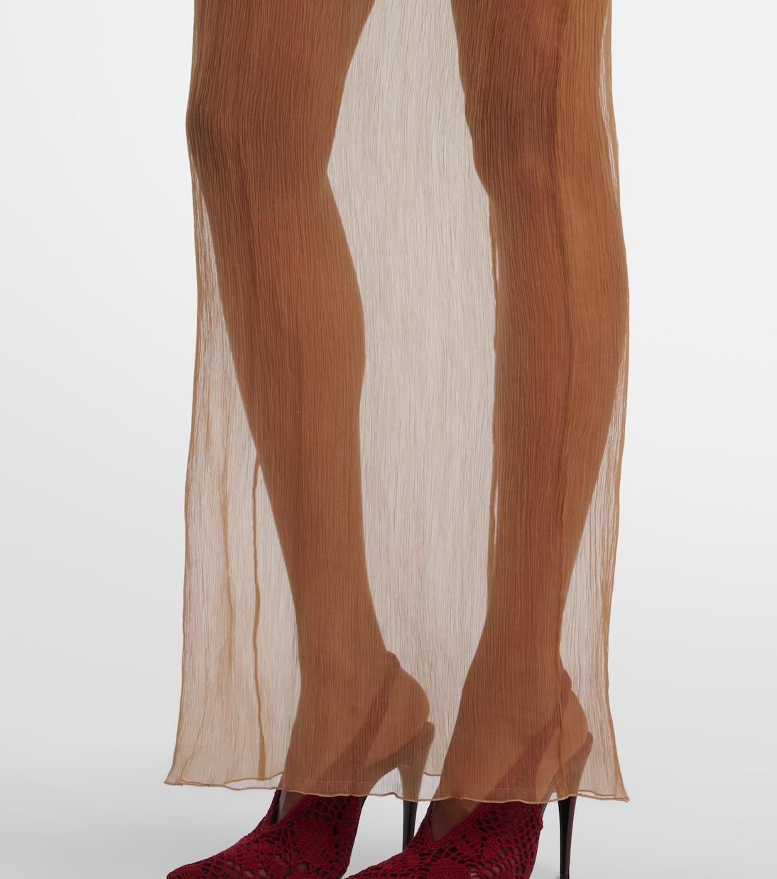 Sheer silk organza gown | Magda Butrym