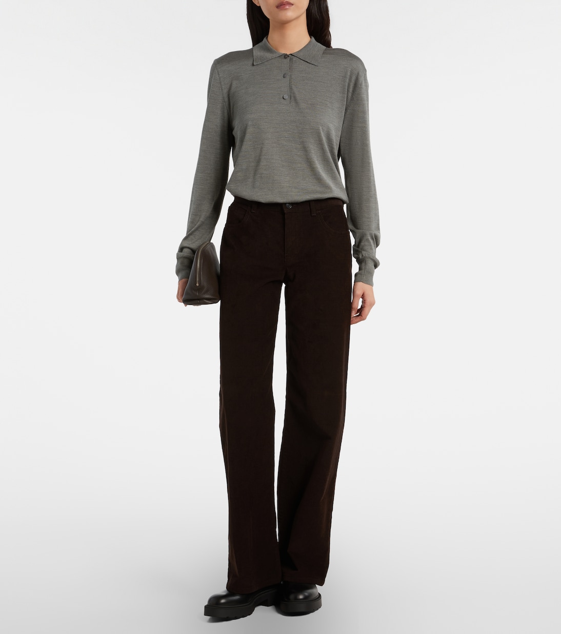 Agnes leather pouch | The Row