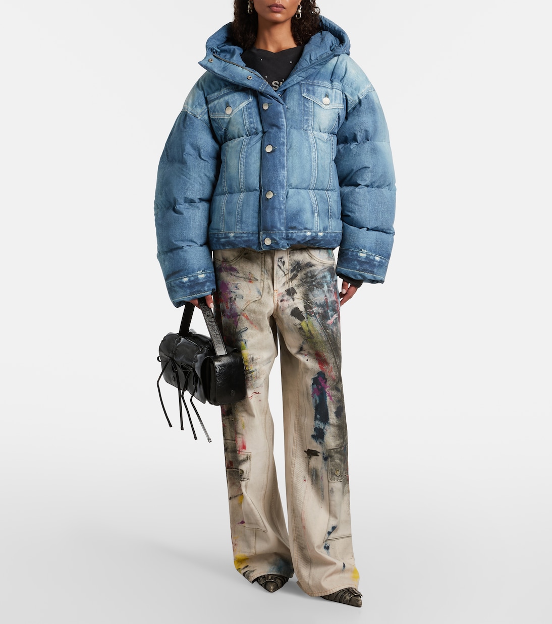 Trompe-l’oeil down jacket | Acne Studios