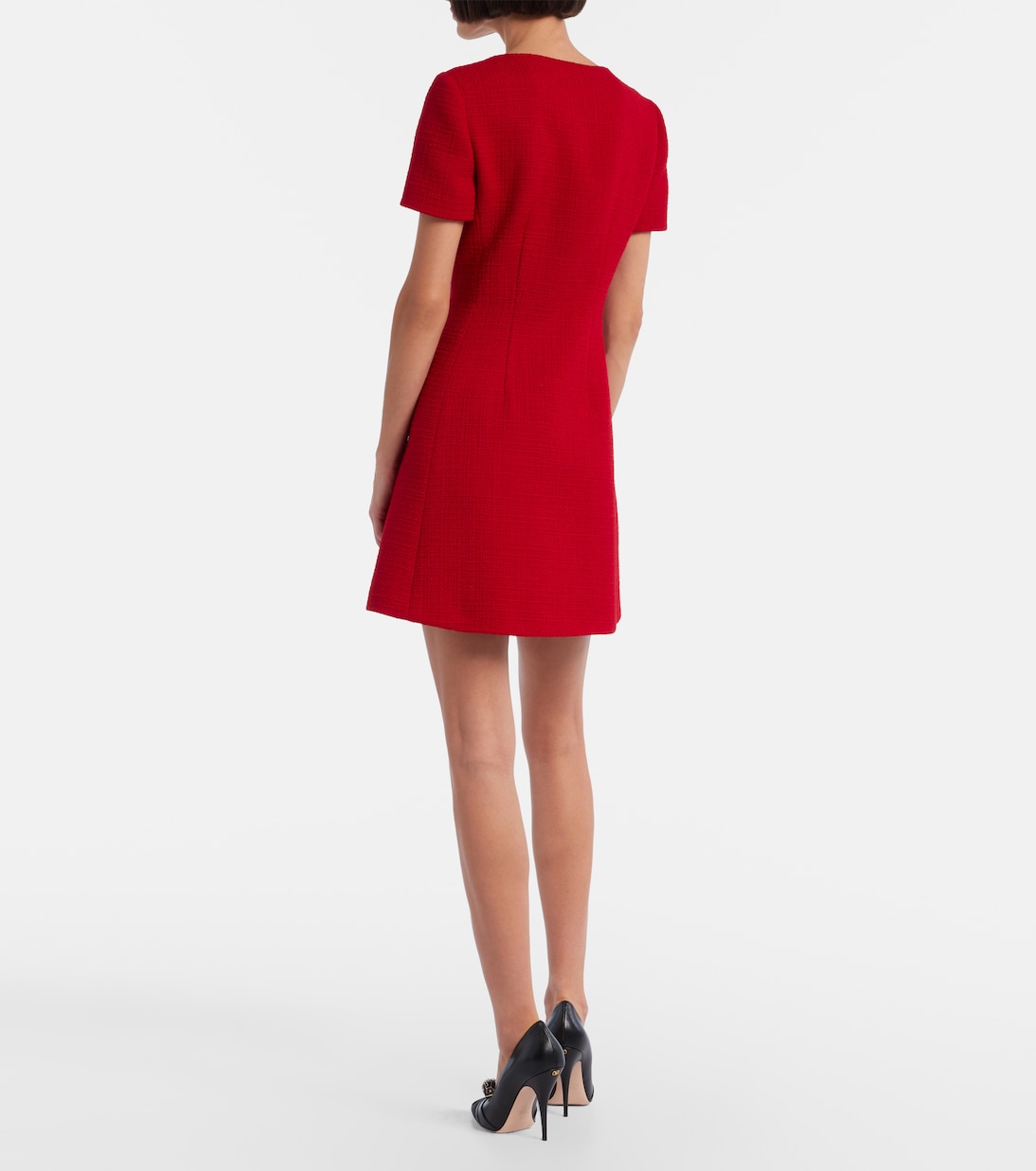 Wool-blend tweed minidress | Valentino