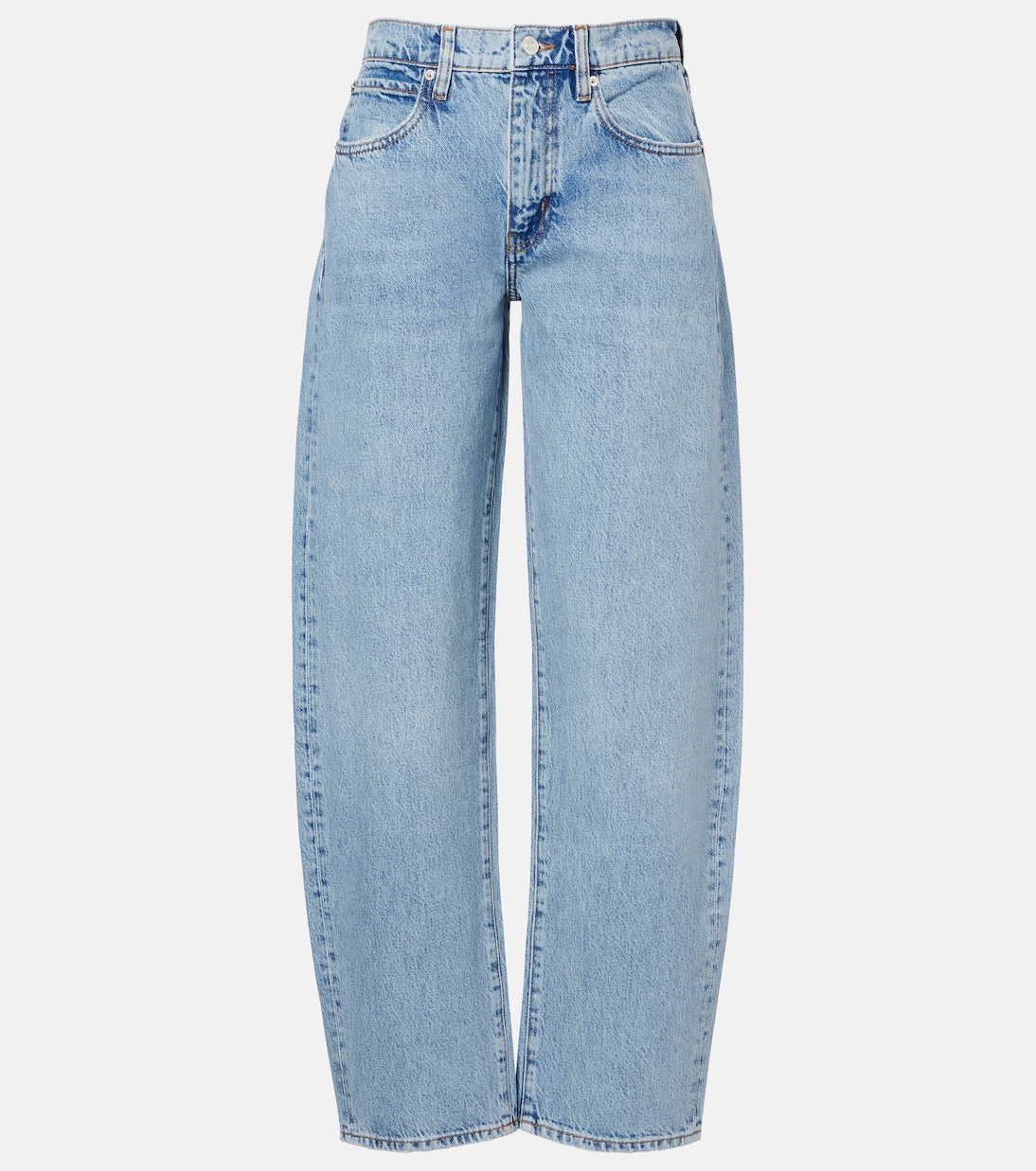 Mid-Rise Barrel Jeans Low Slung | Frame